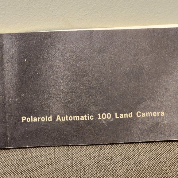 Vintage Polaroid Automatic 100 Land Camera Set -Untested - Picture 12 of 16